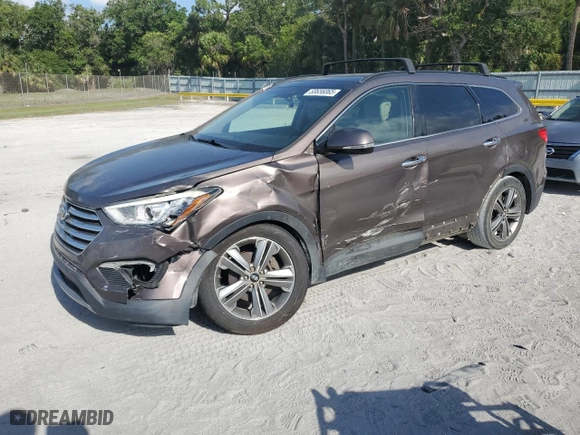 2014 Hyundai Santa Fe Limited with VIN KM8SR4HFXEU085259, listed as a Copart auction lot 53656065 with 74,250 mi miles and Clean Title. Bid and sale history available at carsss.com. Image 1.