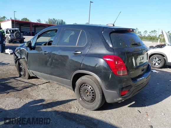 2019 Chevrolet Trax LS with VIN 3GNCJKSB6KL178934, listed as a IAAI auction lot 41772894 with 126,468 mi miles. Bid and sale history available at carsss.com. Image 3.