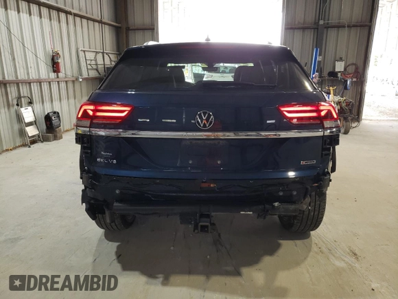 2021 Volkswagen Atlas SEL Premium R-Line with VIN 1V2FE2CA6MC207491, listed as a Copart auction lot 53086855 with 67,837 mi miles and Salvage title. Bid and sale history available at DreamBid. Image 6.