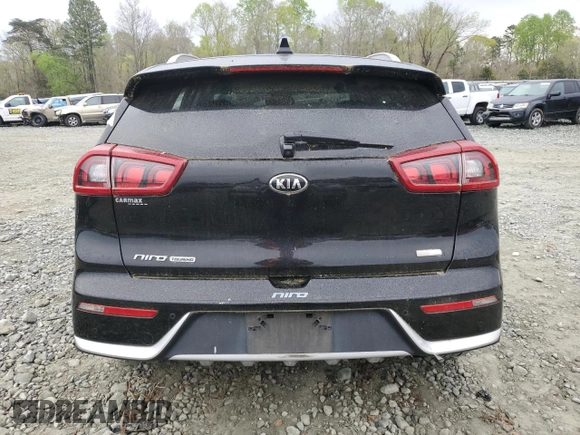 2017 Kia Niro Touring with VIN KNDCE3LC7H5055145, listed as a Copart auction lot 45996494 with 90,695 mi miles and Salvage Title. Bid and sale history available at DreamBid. Image 6.