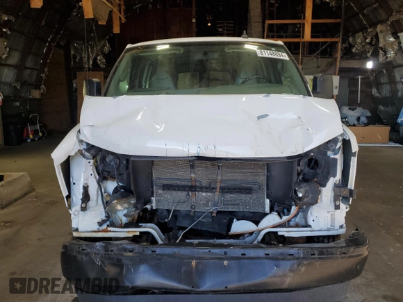 2017 Chevrolet Express Cargo Van with VIN 1GCZGHFG1H1113726, listed as a Copart auction lot 81148894 with 0 mi miles and Salvage Title. Bid and sale history available at carsss.com. Image 5.