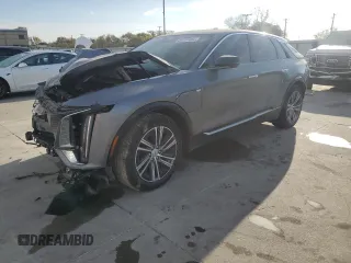 2023 Cadillac LYRIQ RWD Luxury z VIN 1GYKPMRK5PZ002424, wystawiony jako Copart lot #81104604 z przebiegiem 21 026 mil mil oraz Szkody całkowita. Historia ofert i sprzedaży dostępna na DreamBid. Obrazek 1.