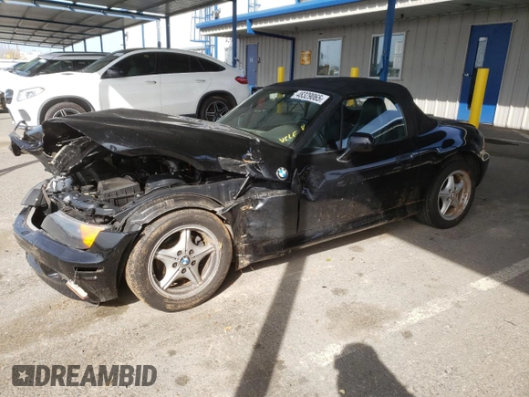 1996 BMW 3 Series Z3 1.9 z VIN 4USCH7328TLB69422, wystawiony jako Copart lot #48329065 z przebiegiem 113 187 mil mil oraz Szkoda całkowita • Salvage title. Historia ofert i sprzedaży dostępna na DreamBid. Obrazek 1.