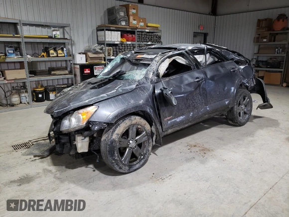 2012 Toyota RAV4 Sport with VIN JTMRF4DVXC5057462, listed as a Copart auction lot 88592635 with 106,823 mi miles and Salvage Title. Bid and sale history available at carsss.com. Image 1.