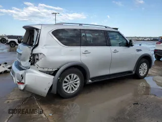 2018 Nissan Armada SL z VIN JN8AY2ND6J9058698, wystawiony jako Copart lot #53836475 z przebiegiem 147 336 mil mil oraz Szkody całkowita. Historia ofert i sprzedaży dostępna na DreamBid. Obrazek 3.