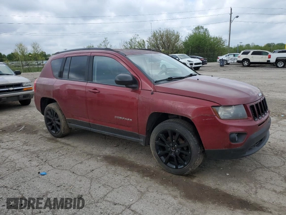 2012 Jeep Compass Latitude with VIN 1C4NJCEB8CD706452, listed as a Copart auction lot 55696805 with 195,159 mi miles and Clean Title. Bid and sale history available at carsss.com. Image 4.