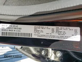 2024 Ram 1500 Limited с VIN 1C6SRFHT1RN121823, выставлен на аукционе Copart как лот 56054405 с пробегом 27 229 миль миль и Списание • Salvage title. История ставок и продаж доступна на DreamBid. Изображение 12.