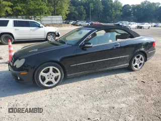 2006 Mercedes-Benz CLK-Class 5.0L with VIN WDBTK75G76T066055, listed as a Copart auction lot 69743364 with 0 mi miles and Salvage Title. Bid and sale history available at carsss.com. Image 1.