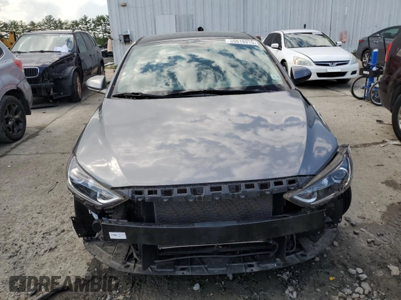 2018 Hyundai Elantra SEL with VIN 5NPD84LF1JH387101, listed as a Copart auction lot 55518915 with Not Provided miles and Salvage Title. Bid and sale history available at DreamBid. Image 5.