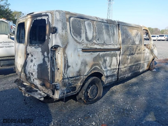 2017 Ford Transit Van with VIN 1FTYR2YM8HKA48955, listed as a IAAI auction lot 41444840 with NaN miles. Bid and sale history available at carsss.com. Image 4.