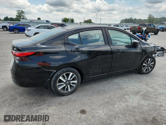 2021 Nissan Versa SV with VIN 3N1CN8EVXML881853, listed as a Copart auction lot 60497165 with 48,631 mi miles and Clean title. Bid and sale history available at DreamBid. Image 3.