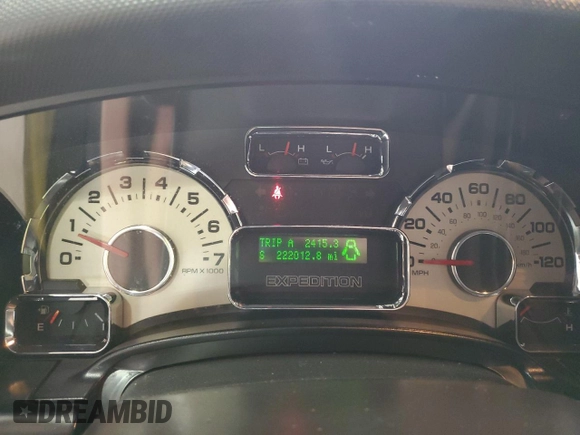 2011 Ford Expedition Max Limited with VIN 1FMJK2A50BEF20317, listed as a Copart auction lot 88308665 with 222,012 mi miles and Salvage title. Bid and sale history available at DreamBid. Image 9.