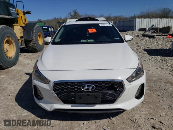 2018 Hyundai Elantra GT with VIN KMHH35LE8JU024888, listed as a Copart auction lot 46637144 with 76,454 mi miles and Salvage Title. Bid and sale history available at carsss.com. Image 5.
