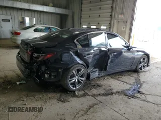2021 Infiniti Q50 Signature Edition with VIN JN1EV7CR5MM752479, listed as a Copart auction lot 59332895 with 37,884 mi miles and Salvage title. Bid and sale history available at DreamBid. Image 3.