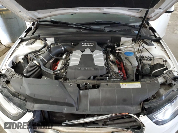 2013 Audi S4 Premium Plus with VIN WAUBGAFL1DA158243, listed as a Copart auction lot 72779664 with 92,442 mi miles and Salvage Title. Bid and sale history available at carsss.com. Image 11.