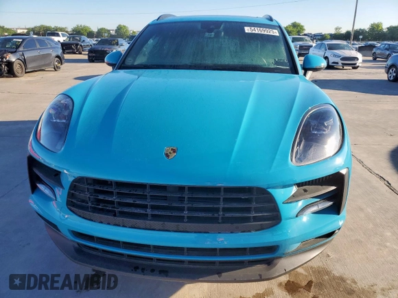 2020 Porsche Macan S with VIN WP1AB2A50LLB35727, listed as a Copart auction lot 54169925 with 24,753 mi miles and Salvage title. Bid and sale history available at DreamBid. Image 5.