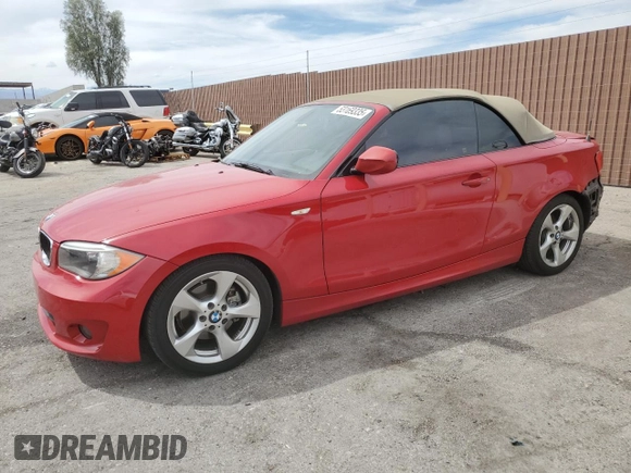 2012 BMW 1 Series 128i с VIN WBAUL7C53CVM82511, выставлен на аукционе Copart как лот 53169335 с пробегом 98 032 миль миль и Списание • Salvage title. История ставок и продаж доступна на DreamBid. Изображение 1.