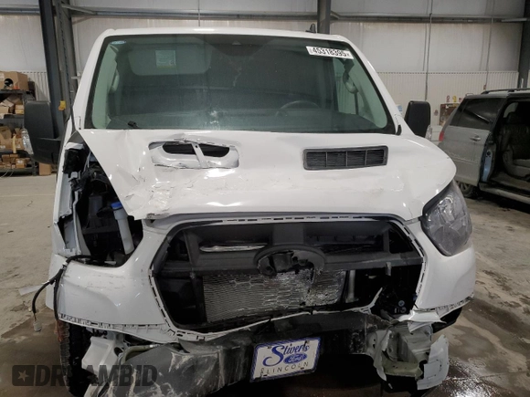 2024 Ford Transit Cargo with VIN 1FTBR1Y88RKB38322, listed as a Copart auction lot 45318395 with 1,168 mi miles and Salvage Title. Bid and sale history available at DreamBid. Image 5.