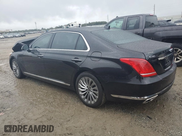 2018 Genesis G90 Premium z VIN KMHG34JA4JU046831, wystawiony jako Copart lot #71627693 z przebiegiem 38 207 mil mil oraz . Historia ofert i sprzedaży dostępna na DreamBid. Obrazek 2.