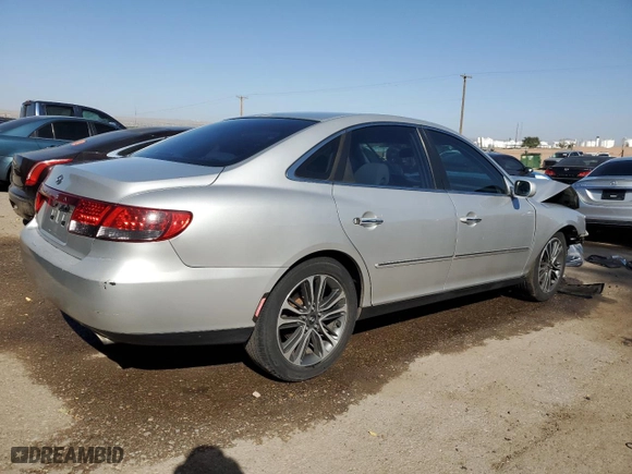 2006 Hyundai Azera SE with VIN KMHFC46F26A113497, listed as a Copart auction lot 73976074 with 172,550 mi miles and Salvage Title. Bid and sale history available at carsss.com. Image 3.