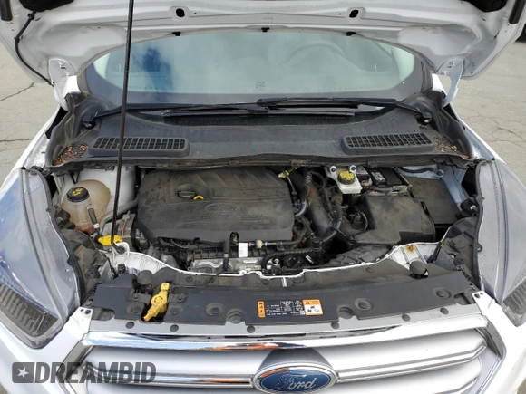 2017 Ford Escape SE with VIN 1FMCU0GD1HUE56308, listed as a Copart auction lot 50808615 with 97,780 mi miles and Salvage Title. Bid and sale history available at carsss.com. Image 12.