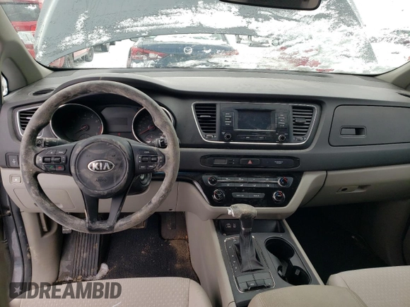 2017 Kia Sedona L with VIN KNDMA5C18H6341624, listed as a Copart auction lot 41858055 with 175,566 mi miles and Salvage Title. Bid and sale history available at carsss.com. Image 8.