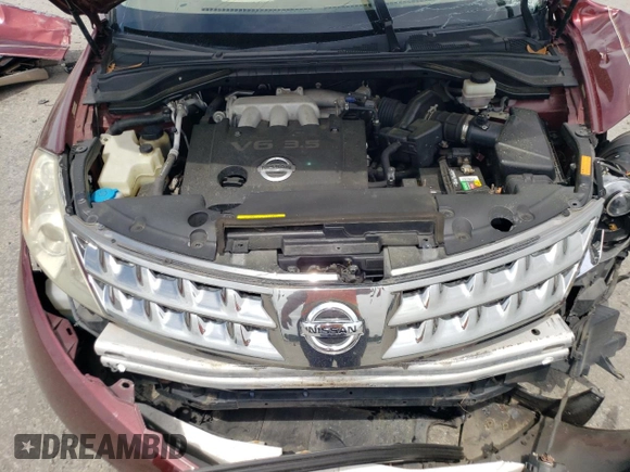 2007 Nissan Murano SE z VIN JN8AZ08W77W635604, wystawiony jako Copart lot #52454844 z przebiegiem 89 842 mil mil oraz Szkoda całkowita • Salvage title. Historia ofert i sprzedaży dostępna na DreamBid. Obrazek 13.