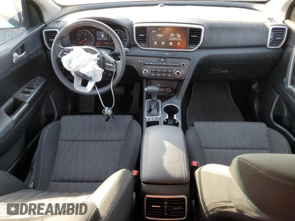 2022 Kia Sportage LX with VIN KNDPMCAC7N7002128, listed as a Copart auction lot 75682934 with 45,522 mi miles and Salvage Title. Bid and sale history available at DreamBid. Image 10.