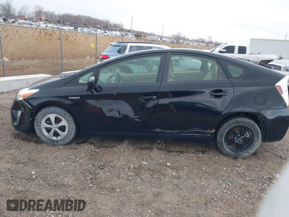 2013 Toyota Prius One with VIN JTDKN3DU9D5555689, listed as a IAAI auction lot 42041510 with 116,597 mi miles. Bid and sale history available at carsss.com. Image 14.