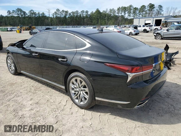 2019 Lexus LS with VIN JTHB51FF8K5008119, listed as a Copart auction lot 45424905 with 73,714 mi miles and Salvage Title. Bid and sale history available at carsss.com. Image 2.