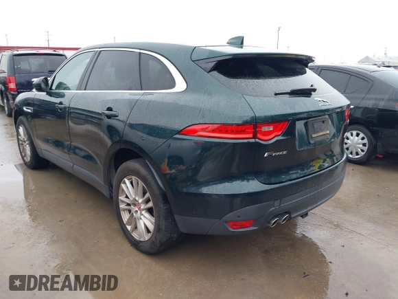2017 Jaguar F-PACE 20d Prestige with VIN SADCK2BN4HA490089, listed as a IAAI auction lot 41457625 with 81,503 mi miles. Bid and sale history available at carsss.com. Image 3.