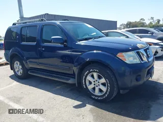 2008 Nissan Pathfinder LE with VIN 5N1AR18U48C607791, listed as a IAAI auction lot 42320499 with 152,293 mi miles and . Bid and sale history available at DreamBid. Image 1.