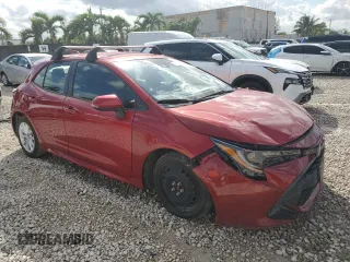 2021 Toyota Corolla Hatchback SE with VIN JTND4MBE6M3129379, listed as a Copart auction lot 77850144 with 48,435 mi miles and Salvage Title. Bid and sale history available at carsss.com. Image 4.