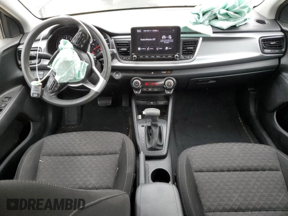 2022 Kia Rio S with VIN 3KPA24AD9NE505086, listed as a Copart auction lot 47869415 with 24,215 mi miles and Salvage Title. Bid and sale history available at carsss.com. Image 8.
