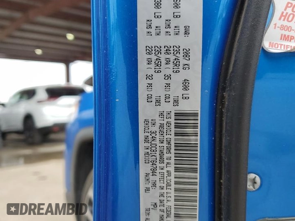 2019 Jeep Compass Limited with VIN 3C4NJDCB1KT647844, listed as a Copart auction lot 49982345 with 77,063 mi miles and Clean title. Bid and sale history available at DreamBid. Image 13.