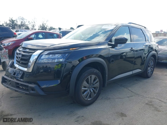 2024 Nissan Pathfinder SV with VIN 5N1DR3BB3RC280706, listed as a IAAI auction lot 41496141 with 8,003 mi miles. Bid and sale history available at carsss.com. Image 17.