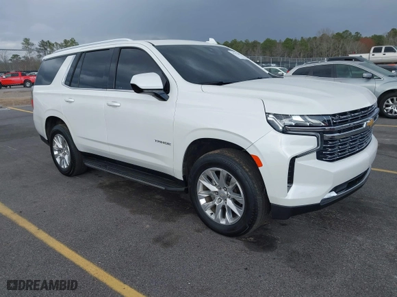 2021 Chevrolet Tahoe LT with VIN 1GNSCNKD4MR234034, listed as a IAAI auction lot 41727298 with 75,039 mi miles. Bid and sale history available at carsss.com. Image 1.