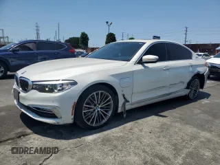 2018 BMW 5 Series 530e with VIN WBAJA9C5XJB249292, listed as a Copart auction lot 65263885 with 134,063 mi miles and Salvage title. Bid and sale history available at DreamBid. Image 1.