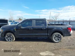 2024 Ford F-150 STX with VIN 1FTEW2LP4RKE73748, listed as a IAAI auction lot 41604796 with 9,609 mi miles and . Bid and sale history available at carsss.com. Image 14.