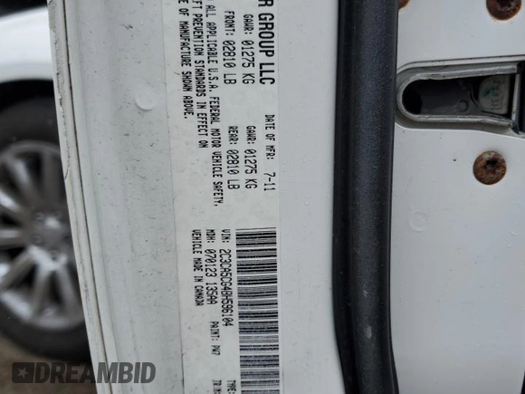 2011 Chrysler 300 Limited z VIN 2C3CA5CG4BH596104, wystawiony jako Copart lot #58193145 z przebiegiem 163 558 mil mil oraz Szkoda całkowita • Salvage title. Historia ofert i sprzedaży dostępna na DreamBid. Obrazek 12.