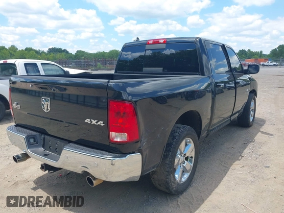 2018 Ram 1500 Big Horn with VIN 1C6RR7LT3JS349016, listed as a IAAI auction lot 39757175 with 91,710 mi miles. Bid and sale history available at carsss.com. Image 4.