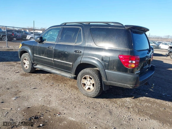 2003 Toyota Sequoia Limited with VIN 5TDBT48A73S146644, listed as a IAAI auction lot 41670937 with 254,916 mi miles. Bid and sale history available at carsss.com. Image 3.