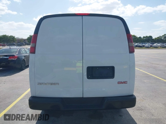 2017 GMC Savana Cargo Van with VIN 1GTW7AFFXH1178804, listed as a IAAI auction lot 42169963 with 157,851 mi miles. Bid and sale history available at carsss.com. Image 16.