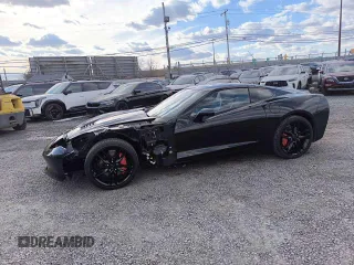 2019 Chevrolet Corvette 1LT with VIN 1G1YB2D75K5109066, listed as a Copart auction lot 55645235 with 14,715 mi miles and Salvage title. Bid and sale history available at DreamBid. Image 13.