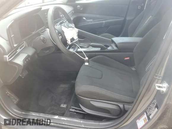 2023 Hyundai Elantra SEL with VIN KMHLM4AG3PU588625, listed as a Copart auction lot 54738485 with 19,756 mi miles and Salvage title. Bid and sale history available at DreamBid. Image 7.