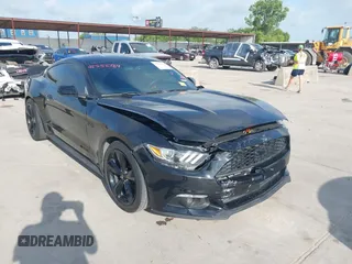 2015 Ford Mustang EcoBoost with VIN 1FA6P8TH3F5418205, listed as a IAAI auction lot 42552784 with 124,782 mi miles and . Bid and sale history available at DreamBid. Image 1.
