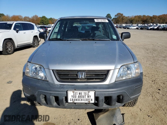 1998 Honda CR-V LX with VIN JHLRD2842WC009534, listed as a Copart auction lot 58379454 with 210,400 mi miles and Salvage Title. Bid and sale history available at carsss.com. Image 5.