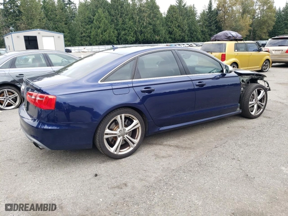 2013 Audi S6 Prestige with VIN WAUJ2AFC9DN060290, listed as a Copart auction lot 71728954 with 112107 miles and Salvage Title. Bid and sale history available at carsss.com. Image 3.