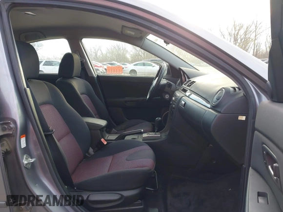 2005 Mazda 3 s with VIN JM1BK323551245843, listed as a IAAI auction lot 41860274 with 166,579 mi miles. Bid and sale history available at carsss.com. Image 5.