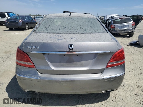 2013 Hyundai Equus Signature with VIN KMHGH4JH8DU063666, listed as a Copart auction lot 63621585 with Not provided miles and Clean title. Bid and sale history available at DreamBid. Image 6.